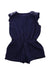 A Navy Sleeveless Rompers from Vertbaudet in size 2T for girl. (Back View)