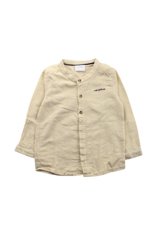 A Beige Long Sleeve Shirts from Natalys in size 2T for neutral. (Front View)