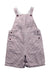 A Burgundy Overall Shorts from Petit Bateau in size 2T for neutral. (Front View)