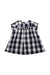 A Navy Short Sleeve Dresses from Natalys in size 2T for girl. (Front View)