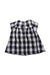 A Navy Short Sleeve Dresses from Natalys in size 2T for girl. (Back View)