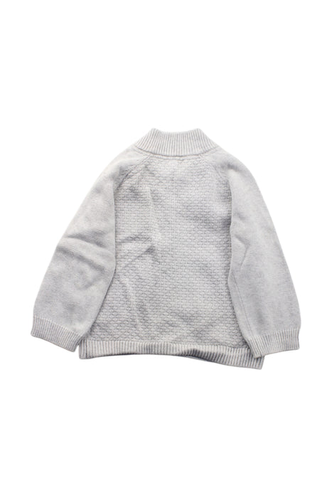 A Grey Cardigans from Natalys in size 2T for neutral. (Back View)