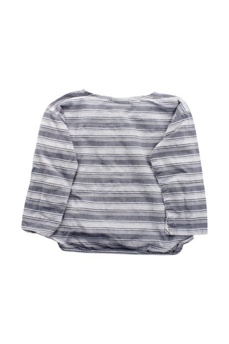 A White Long Sleeve Shirts from Natalys in size 2T for neutral. (Back View)