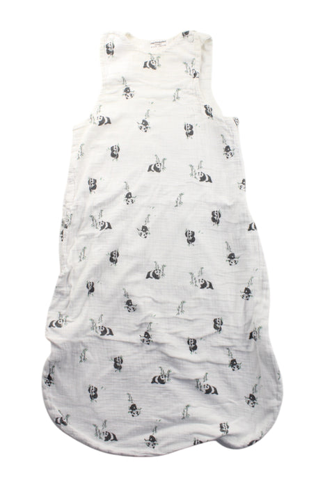 A White Sleepsacs from Vertbaudet in size 6-12M for neutral. (Front View)
