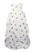 A White Sleepsacs from Vertbaudet in size 6-12M for neutral. (Front View)