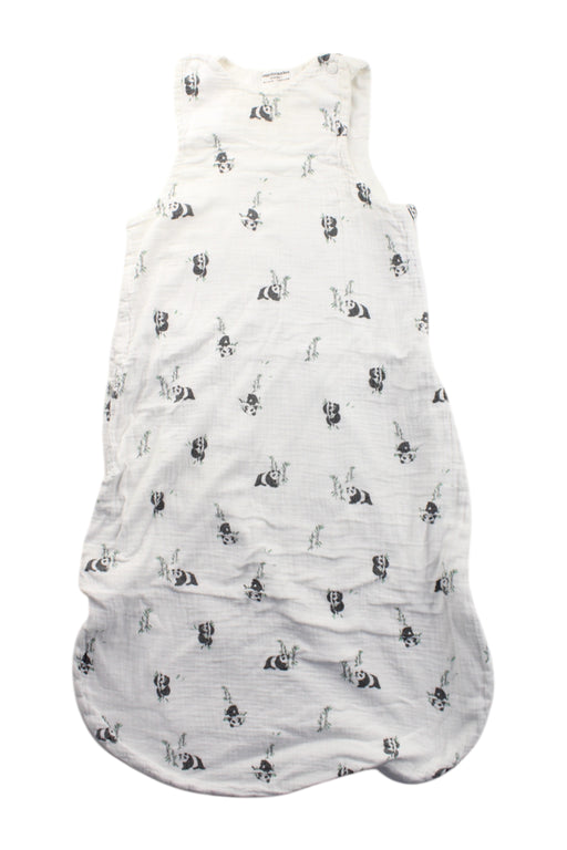 A White Sleepsacs from Vertbaudet in size 6-12M for neutral. (Front View)