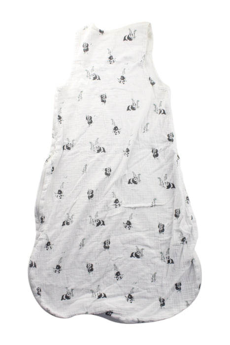 A White Sleepsacs from Vertbaudet in size 6-12M for neutral. (Back View)