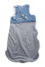 A Blue Sleepsacs from Vertbaudet in size 6-12M for neutral. (Front View)
