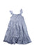 A Blue Sleeveless Dresses from Hanna Andersson in size 8Y for girl. (Front View)