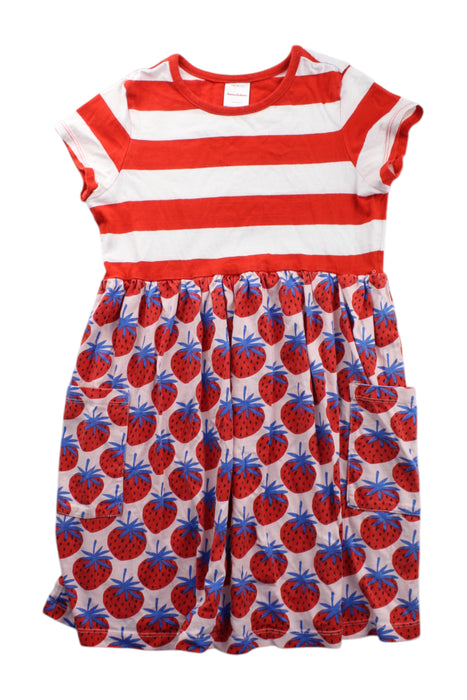 A Multicolour Short Sleeve Dresses from Hanna Andersson in size 8Y for girl. (Front View)
