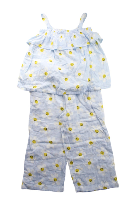 A Blue Pants Sets from Hanna Andersson in size 8Y for girl. (Front View)