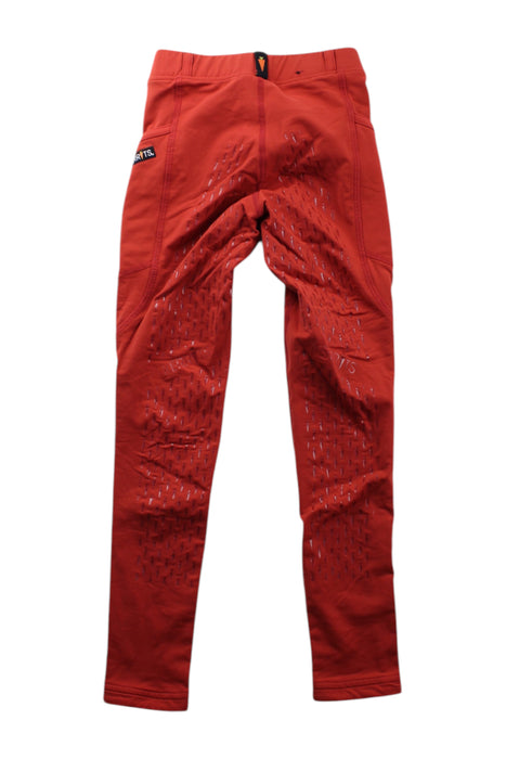 A Red Leggings from Kerrits in size 8Y for girl. (Back View)