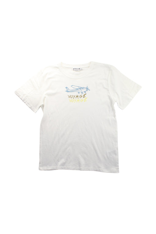 A White Short Sleeve T Shirts from Bonpoint in size 14Y for neutral. (Front View)