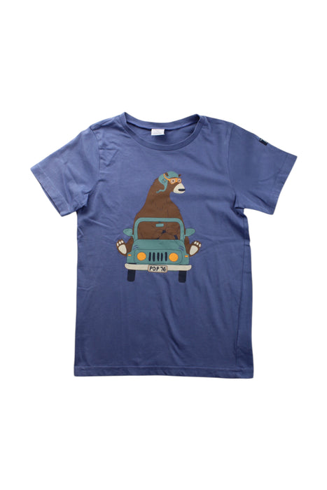 A Blue Short Sleeve T Shirts from Polarn O. Pyret in size 9Y for neutral. (Front View)