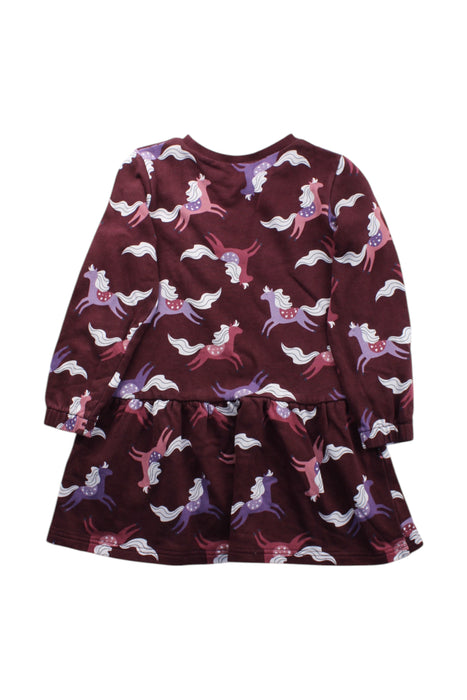 A Multicolour Long Sleeve Dresses from Polarn O. Pyret in size 5T for girl. (Back View)