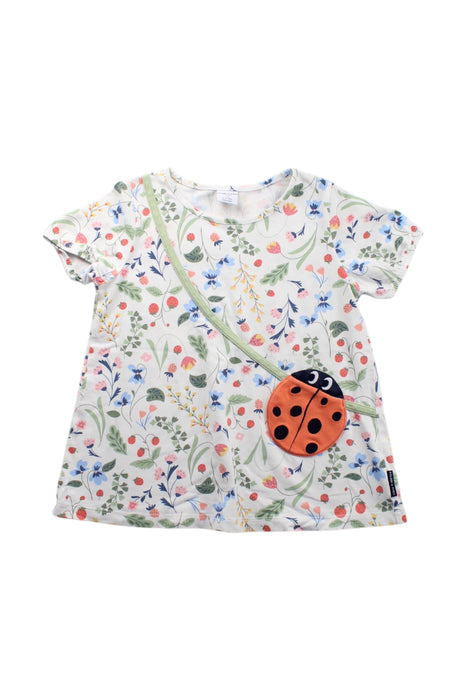 A Multicolour Short Sleeve Tops from Polarn O. Pyret in size 5T for girl. (Front View)