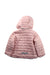 A Pink Puffer/Quilted Coats & Outerwear from Polarn O. Pyret in size 3T for girl. (Back View)