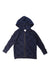 A Navy Zippered Sweatshirts from Seed in size 4T for boy. (Front View)