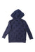A Navy Zippered Sweatshirts from Seed in size 4T for boy. (Back View)