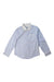 A Blue Long Sleeve Shirts from Armani in size 4T for boy. (Front View)