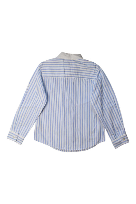 A Blue Long Sleeve Shirts from Armani in size 4T for boy. (Back View)