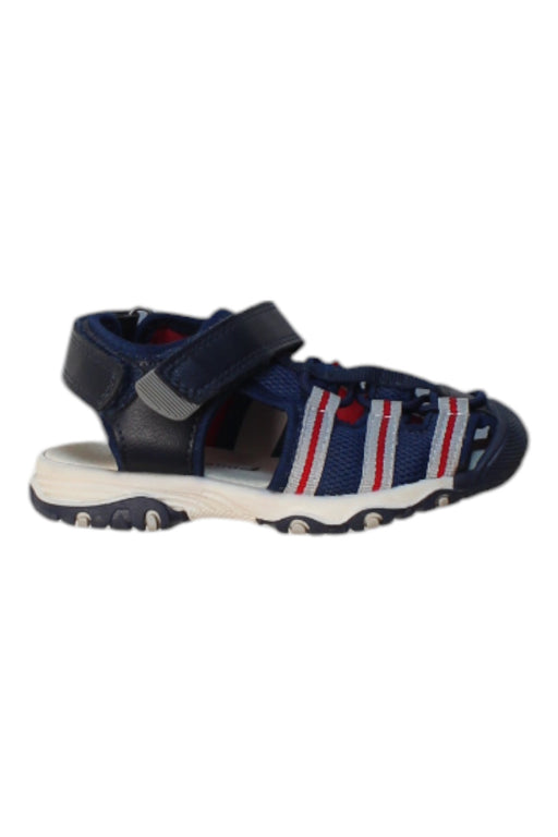 A Blue Sandals from Vertbaudet in size 3T for boy. (Front View)