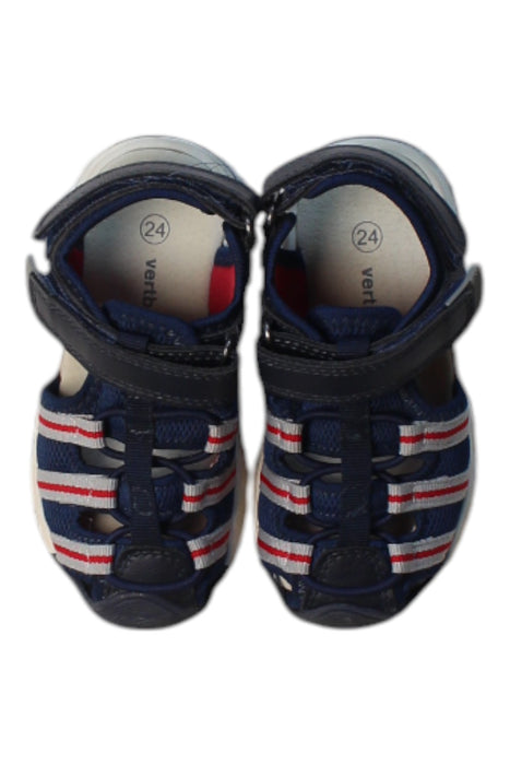 A Blue Sandals from Vertbaudet in size 3T for boy. (Back View)