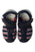 A Blue Sandals from Vertbaudet in size 3T for boy. (Back View)