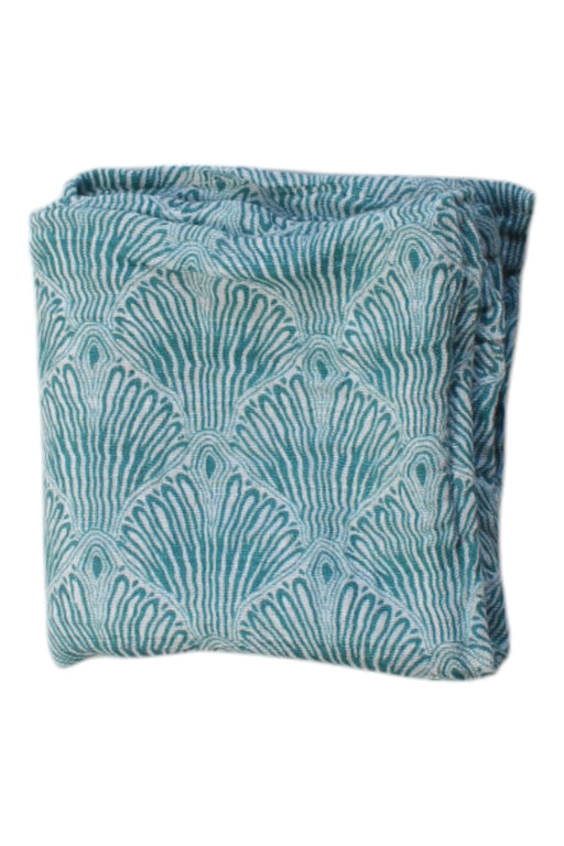 A Teal Swaddles from Aden & Anais in size O/S for neutral. (Front View)