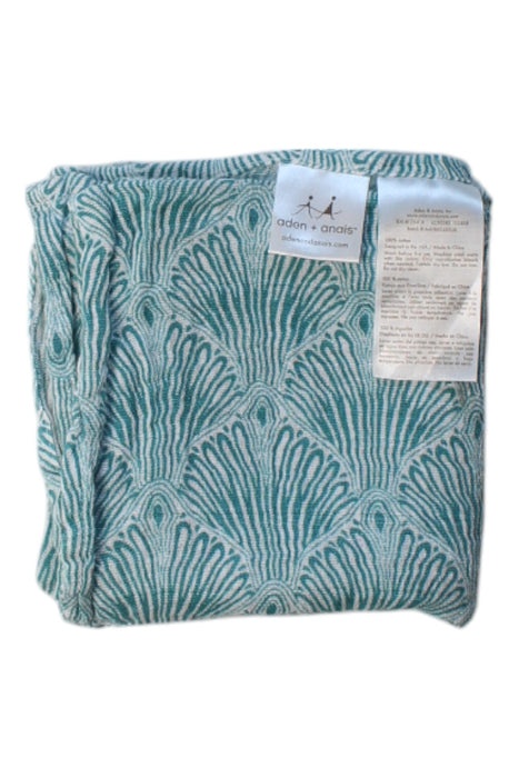 A Teal Swaddles from Aden & Anais in size O/S for neutral. (Back View)