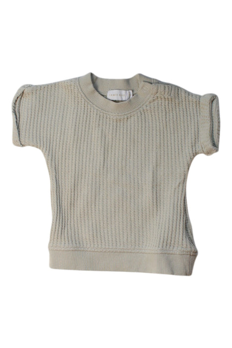 A Beige Crewneck Sweatshirts from Jamie Kay in size 6-12M for girl. (Front View)