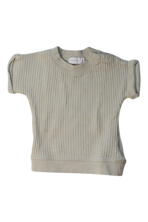 A Beige Crewneck Sweatshirts from Jamie Kay in size 6-12M for girl. (Front View)