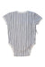 A White Short Sleeve Bodysuits from Pehr in size 6-12M for boy. (Back View)