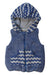 A Blue Outerwear Vests from CIGOGNE Bébé in size 6-12M for boy. (Front View)