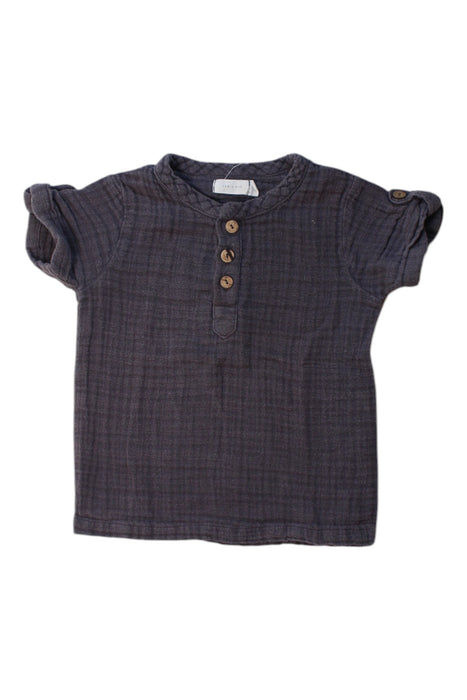 A Navy Short Sleeve Tops from Jamie Kay in size 12-18M for girl. (Front View)