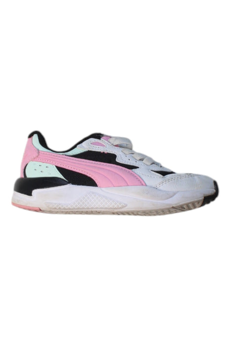 A Multicolour Sneakers from Puma in size 7Y for girl. (Front View)