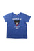 A Blue Short Sleeve T Shirts from Miki House in size 4T for neutral. (Front View)