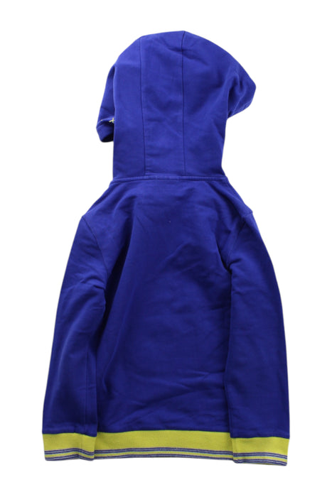 A Blue Hooded Sweatshirts from Ferrari in size 6T for boy. (Back View)