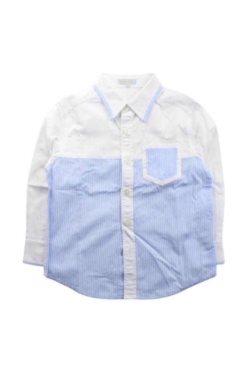 A White Long Sleeve Shirts from Nicholas & Bears in size 4T for boy. (Front View)