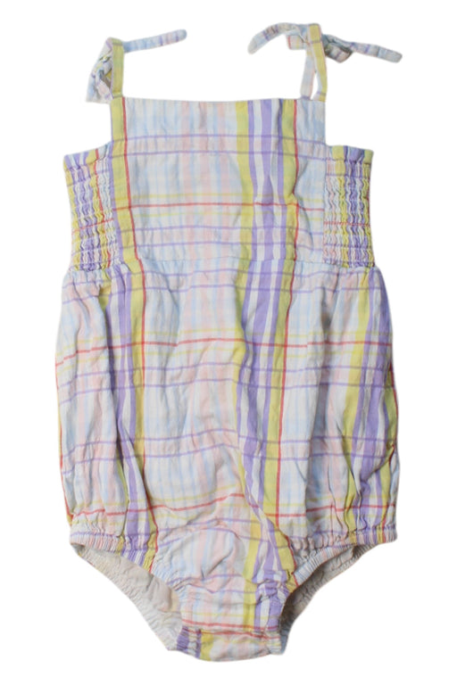 A Multicolour Sleeveless Rompers from Seed in size 12-18M for girl. (Front View)