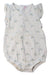 A White Sleeveless Rompers from Seed in size 12-18M for girl. (Front View)