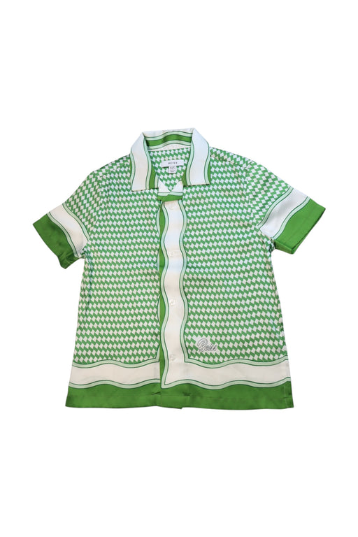 A Green Short Sleeve Shirts from REISS in size 8Y for girl. (Front View)