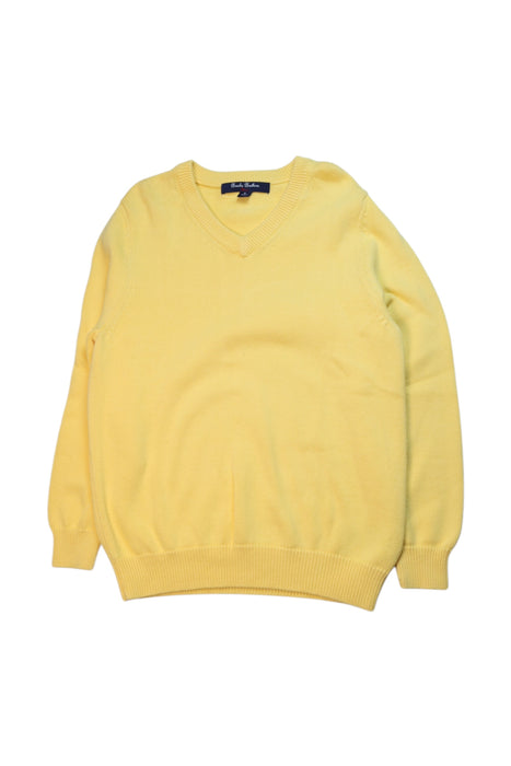 A Yellow Knit Sweaters from Brooks Brothers in size 8Y for neutral. (Front View)