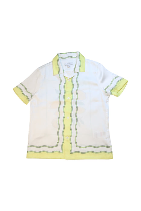 A White Short Sleeve Shirts from REISS in size 8Y for neutral. (Front View)