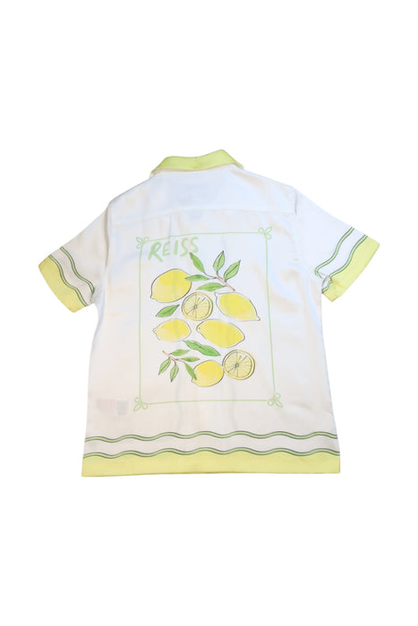 A White Short Sleeve Shirts from REISS in size 8Y for neutral. (Back View)