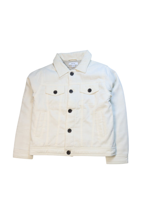 A White Lightweight Jackets from REISS in size 8Y for neutral. (Front View)