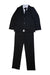 A Black Suits from Opposuits in size 8Y for boy. (Front View)
