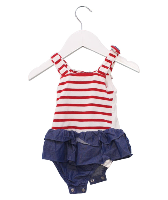 A White Sleeveless Bodysuits from Nicholas & Bears in size 0-3M for girl. (Back View)