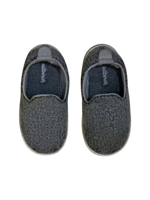 A Grey Slip Ons from allbirds in size 18-24M for neutral. (Back View)
