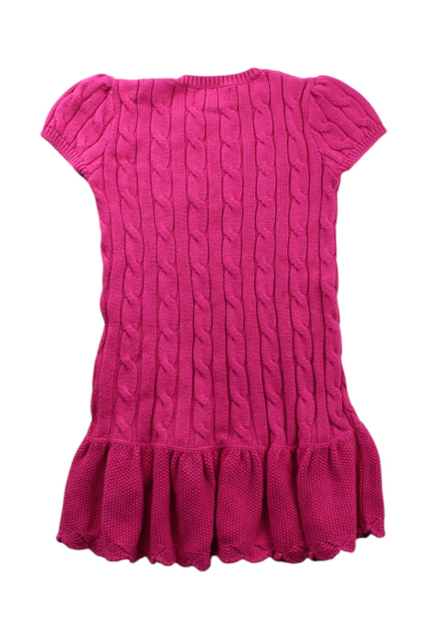 A Pink Sweater Dresses from Ralph Lauren in size 2T for girl. (Back View)